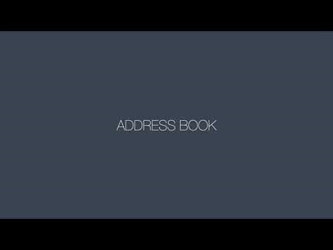 Manage Word list and Address book