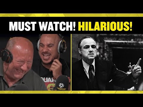 Hilarious! Ally McCoist & Alan Brazil question Gabby Agbonlahor 'Godfather' style 🔥