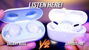 Apple AirPods Pro vs Samsung Galaxy Buds full comparison review - listen here!