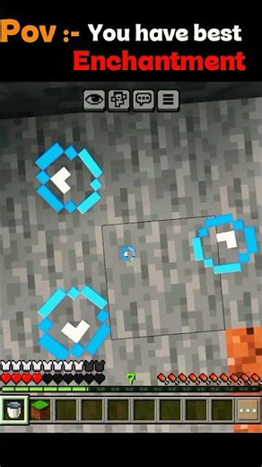 Pov :- you have best enchanted #minecraft #viral #foryou #tips