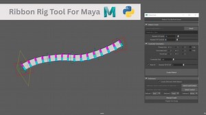 Ribbon Rig Tool for Maya