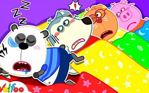 【Wolfoo儿童动画】Pando, Please Stop Snoring! Yes Yes, Go to Sleep 潘多，请停止打鼾! 是的是的，去睡觉吧