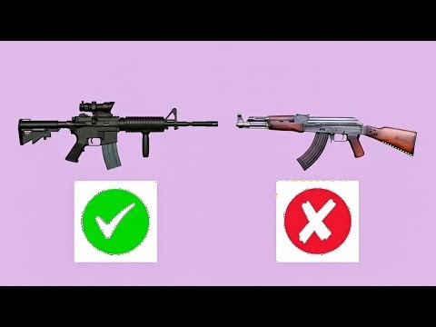 Comparison Between Russian and US weapons | AK47 vs M4 Carbine