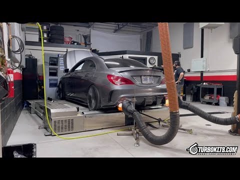 Mercedes-Benz CLA 250 Turbo Upgrade by TurboKits.com on the DYNO!