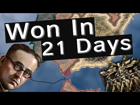 How I Won The Spanish Civil War in ONLY 21 Days - HOI4
