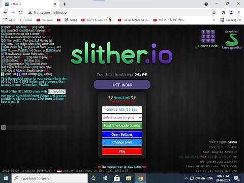 SLITHER.IO Zoom Hack