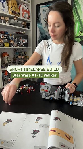 AT-TE Walker Lego Set (75337) Mini Timelapse Build