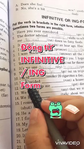 Động từ infinitive / ING Form #hoctienganh #learnontiktok #studyhard #hoc #hocsinh #lop9 #lop10 #lop11 #lop12 #english #tienganh