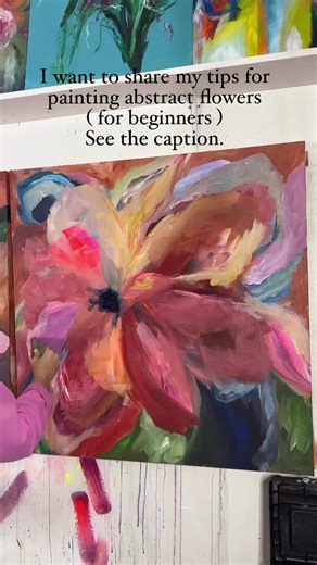 Here are my tips for painting abstract flowers. In this step-by-step guide to abstract flower painting (for beginners!) I will help you learn the skills necessary to create a beautiful work of art! I have literally NEVER met a person who didn’t enjoy seeing some beautiful flowers, whether in person or in a painting. Read my full blog post using the l nk below ⬇️. | The Turquoise Iris