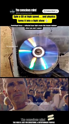 This Is What Happens When You Spin a CD at High Speed 💿😱