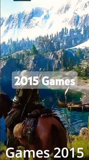 Why Are Game Graphics Getting Worse? | 2015 vs 2025 #pcgaming #tech #why #witcher3 #games #graphics