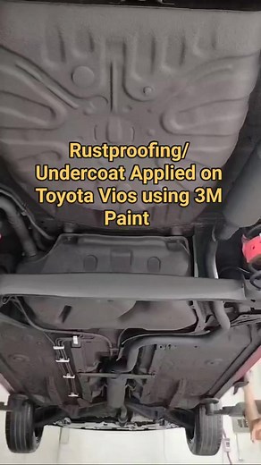 Rustproof/Undercoat applied on Toyota Vios using 3M Paint #RustProofing #undercoating #san carlos city pangasinan | Car-Dio Workz Automotive Care Services V2