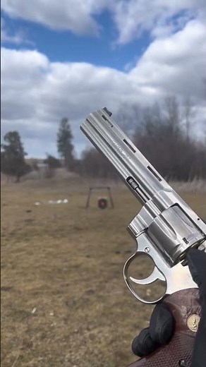 Colt Python Gen 3 Grips With Wilson Combat Sights. #colt #coltpython #python #wilsoncombat