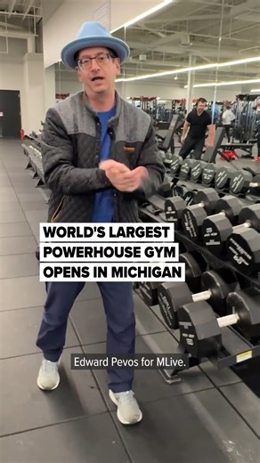 🔗: https://l.mlive.com/ehhcxb The world’s largest Powerhouse Gym has officially opened in Clinton Township, Michigan. The massive 120,000‑square‑foot, two‑story fitness center includes a range of fitness classes and personal training options with a huge selection of equipment. (Edward Pevos | MLive) | MLive.com