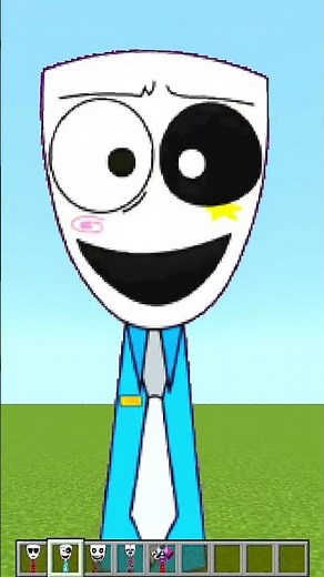 Sprunki OC Gangle Digital Circus Phase 1 To Phase 5 In Minecraft PE