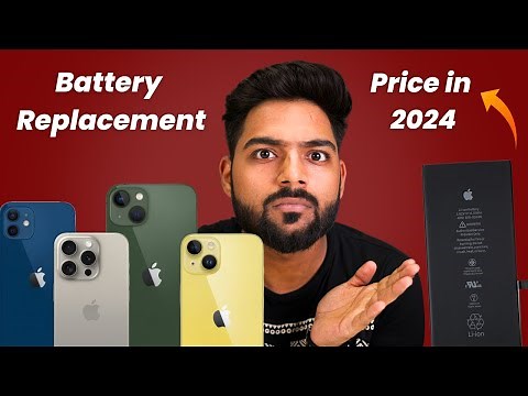 All iPhones Battery Replacement Price in 2024 | When You Should replace ?