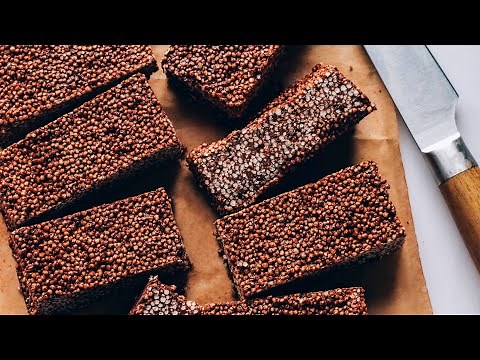 Dark Chocolate Amaranth Bars (Vegan, Gluten-Free) | Minimalist Baker Recipes