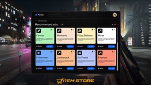 Job Center System V7 [Job Selector][ESX/QB] | FiveM Store