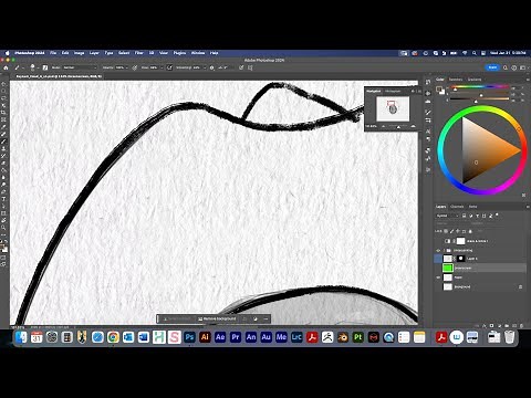 Photoshop: Add color to Black Lines
