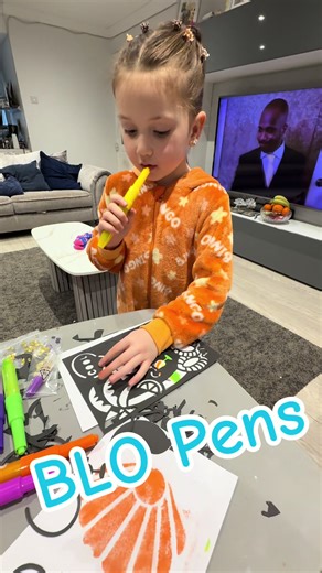 Creative Drawing Fun with Blow Pens for Kids