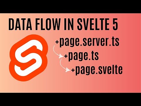 Data Flow in Svelte 5 | How to fetch & pass data from the backend to the frontend in SvelteKit
