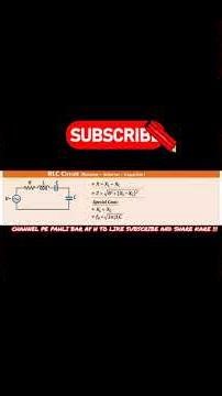 AC Circuits Made Easy 🔥 | RC, RL, RLC Full Concept in 5 Min | Exam-Oriented Physics #physics #shorts