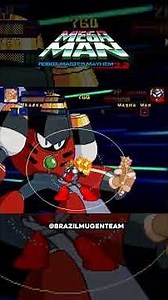 Ninja versus Magma - Shadow Man vs Magma Man - Mega Man Robot Master Mayhem #shorts #megaman