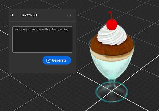 The breakthrough research behind Adobe Substance 3D Viewer’s new Text to 3D feature
