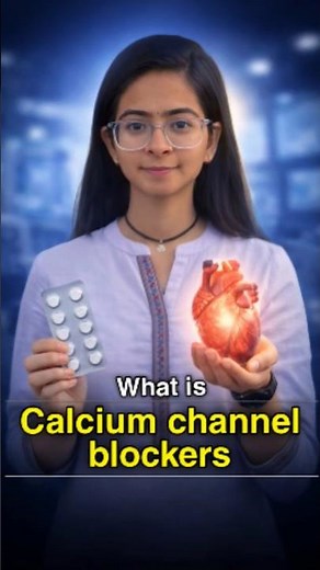 Calcium Channel Blockers Explained in 60 Seconds 💊 | Pharmacology Shorts #pharma