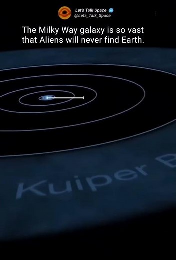 Our galaxy is so vast that the Aliens will never find our planet