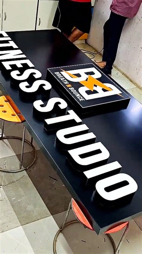 3D logo signboards 👀 Eyes stop, 3D logo design #3dlogo #logo #3dsign #sign #signage #acrylic