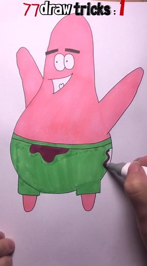 Creative Drawing Tricks: SpongeBob Edition