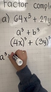 65K views · 738 reactions | Working with how to get the factors of the cubic binomial using the sum of two cubes pattern #mathematics #tutorial #fypシ #viralvideo | Titser Gaming | Facebook