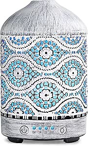 Ultrasonic Essential Oil Diffuser, Metal Aromatherapy Diffusers for Essential Oils