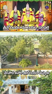 Saripalle Kodanda Ramalayam, Andhra Pradesh, is a sacred temple dedicated to Lord Rama. With stunning architecture & rich Ramayana carvings, it's a spiritual gem. A must-visit, especially during Sri Rama Navami! #TTD #LordRama #SpiritualHeritage #AndhraPradesh #wesupportttd #dontbelieverumours | Tirumala Tirupati Devasthanams