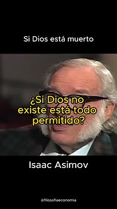 La moral i la conciencia, además de implicaciones filosóficas y religiosas, son decisivas para la psicología humana. ¿En qué se rige una persona para determinar el bien y el mal? ¿Qué opinas de la reflexión del escritor Asimov? ¡Establezcamos un debate constructivo y respetuoso con las creencias ajenas! Te leemos en comentarios. Video: Filosofiaeconomia #psicologiaymente #psicologia #psicologos #filosofia #religion #conciencia #moral #bienymal | Psicología y Mente