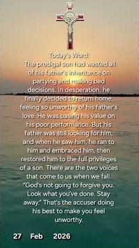 ✨ One Prayer Changes Everything Luke 15:18–19 🙏 - 270226