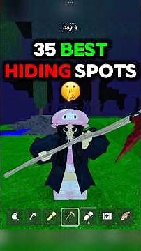 🤯35 BEST HIDING SPOTS‼️#99nightintheforest