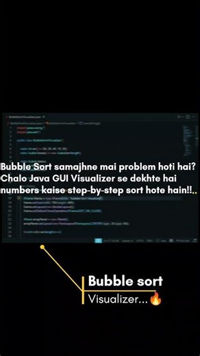 Bubble sort working 🔥🚀 #coding #java #dsa #learning