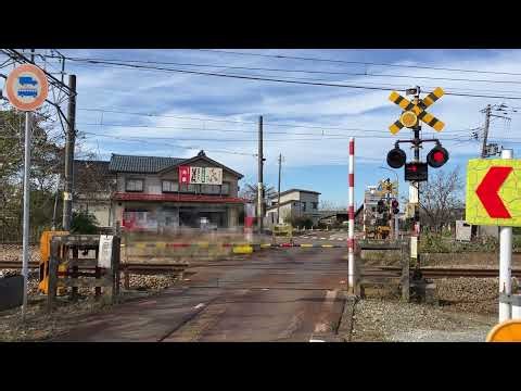 JR信越本線の踏切（北長岡ー押切）新潟県