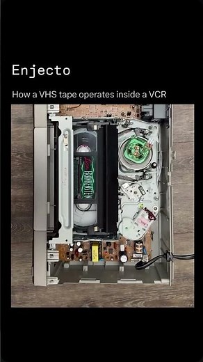 How a VHS tape operates inside a VCR