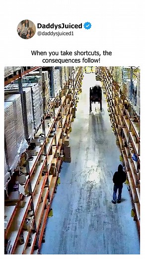 Forklift tips over while moving, shortcuts create big mistakes. | DaddysJuiced