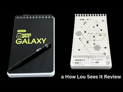 Paper Apps Galaxy Review and Example Gameplay