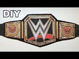 How To Make WWE Championship Title Belt | DIY WWE Championship | Make WWE Championship At Home