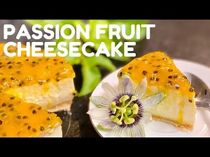 Passion Fruit Cheesecake without cheese I No Cheese I No Bake | No Eggs | Easy & Quick