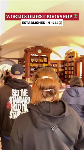 Oldest bookshop in the world 🌎