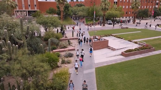 Curious about life at the University of Arizona? Take a virtual tour and explore our campus from wherever you are. Start your tour here: https://bit.ly/4oUv7LX | The University of Arizona