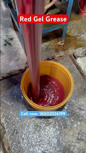 Automotive Red Gel Grease Manufacturer | Lubricant grease production process