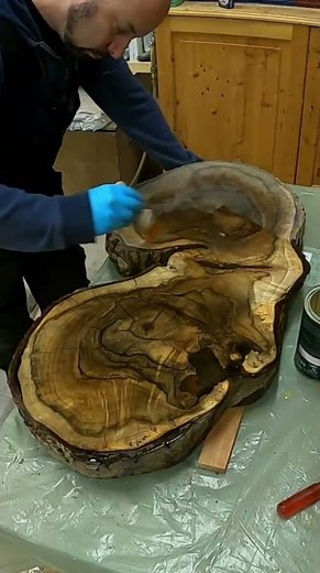 [Shorts] Twin cookie slab coffee table #walnut #table #coffeetable #rubio #woodworking #diy #shorts