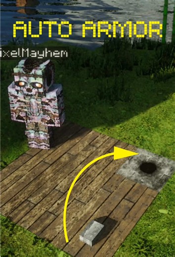 1-Click Auto-Armor Dispenser in Minecraft Tutorial